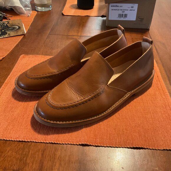 Astro flex Brown Leather Loafers - Picture 3 of 7